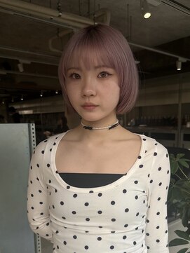 キルトプラスリム(Qilt+LIM) ミニボブ×儚いピンク