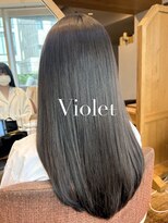 バイオレット 表参道店(Violet) 艶感たっぷり赤み無しダークグレージュ髪質改善ID-6