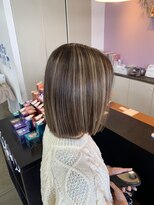 アヴァンス 北花田店(AVANCE) 【#白髪を上品にぼかす】×透明感グレージュ×大人ハイライト
