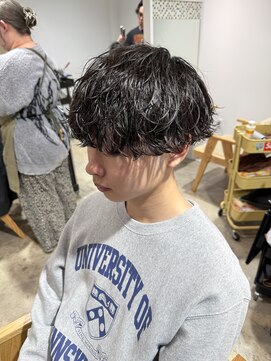 コレット 宇都宮(collet Gigi) シャドウパーマ メンズパーマ メンズマッシュ
