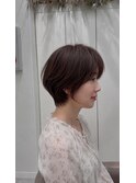 ショートで上品見え