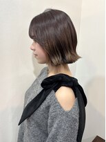 ルルズ(LULUS)&nbsp;タッセルボブ外ハネレイヤーボブグラデーションブリーチカラー