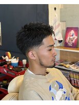 ブロスバーバーショップ(BROSBARBERSHOP)&nbsp;ローフェード スパイキーショート【常滑市/理容室】