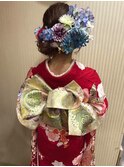 振袖着付け  担当ナカタニ