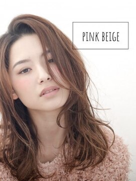 ヘアアンドライフ エジェリデイズ(hair&life egerie days) リラックス×ロング ピンクベージュ