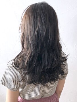 アイティー バイ アルバム 中野店(IT by ALBUM) モカアッシュ_セミウェットウェーブオリーブカラー_ba307483