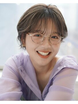 フラッグ ヘアー 天神西通り店(Flag HAIR) 外ハネショートヘア