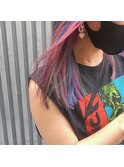 おしゃれなセクションオーロラカラーで個性的に★