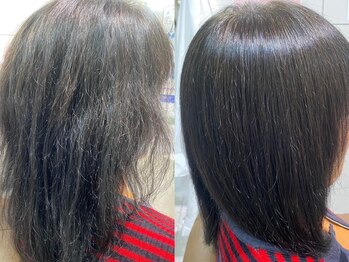 ハナビ(hanabi)の写真/【くせ毛＝縮毛矯正、だけではありません!!】スコープカウンセリングで毛髪内部まで診断し、適切な改善を◎