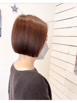 ラニハナクドウ(lanihana.kudo)&nbsp;+＊～あご上パツッとボブwithサーモンピンク～＊+