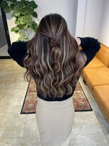 メリー オオサカ(Merly Osaka)&nbsp;大人おしゃれコントラストハイライト_艶ブラウンベージュ_