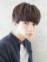 マイロ(mailo) ツーブロックマッシュ×マッシュパーマ×マットブラウン