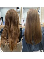 アンフィサンクミル 銀座(AnFye cinq mille)&nbsp;ブリーチ毛縮毛矯正アプローチ