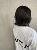 切りっぱなしスタイル