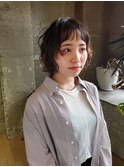 ショートボブ×パーマ