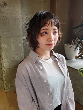 ソウ(SOU) ショートボブ×パーマ