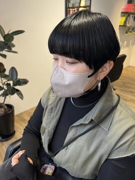 ハナビ(Hanabi) コンパクトショート×マッシュ