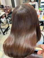 アディクト 東陽町西口(addict)&nbsp;髪質改善で大人上品なツヤ髪に＿モカブラウン＿ボブ［東陽町］