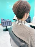 大人可愛いショートスタイル×ハイライト