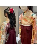 卒業式/ヘアセット