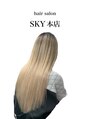 スカイ 本店(SKY)&nbsp;艶々ハイトーン×シールエクステの組み合わせは最強！！