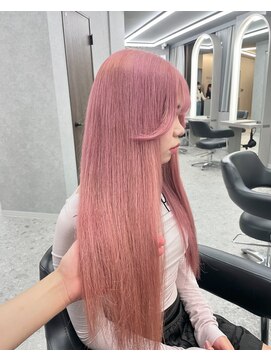 天神美容室 【天神美容室】ハイトーン×ホワイトピンク×レイヤー×学割