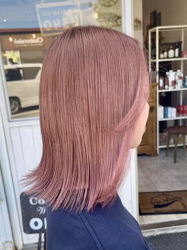 ヘアリゾート クオリア(hair resort Quaria by piece) ダブルカラーミルクティーピンクベージュハイトーンカラー♪