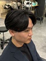 ビカムメンズヘアー 栄店(become men's hair)&nbsp;ナチュラル毛流れセンターパート