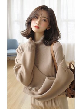 リンクミリ(Link mili) こなれミディ20代/30代/40代/韓国レイヤー小顔/姫カットレイヤー