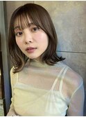 内巻きワンカールで簡単に決まるレイヤーボブ 大人ボブ A0306