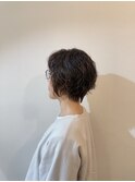 くせ毛ショートボブ