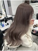ラベンダーグレージュ  ラベンダーベージュ  透明感カラー