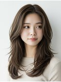 大人レイヤー&カーキグレージュ