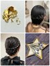 【金箔(銀箔)orパールピン付きヘアセット】お呼ばれ、パーティーヘアセット
