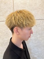 アメラボ 植田山店(Amelab)&nbsp;【ハイトーンマッシュ】刈り上げ ミルクティーベージュ