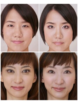 アガール 黄金比メイク　ビフォーアフター