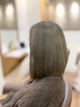 ヘアー グリーン(hair green) ミセス/イメチェンカラー/オリーブブラウン/白髪染め/新百合ヶ丘