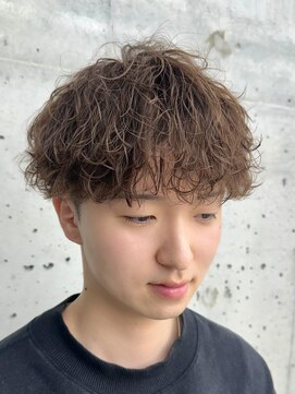 ビューブルー 亀戸錦糸町(VIEW BLUE) 波巻きスパイラルMIXパーマ/シャドウパーマ/メンズ2wayマッシュ
