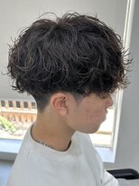 フィフス 天神大名(fifth)&nbsp;天神シャドウパーマ波巻きスパイラルパーマメンズマッシュ弱め