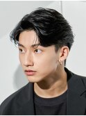 ニュアンスパーマメンズヘアセンターパートフェザーパーマfifth