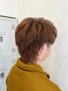 ハイレート ウニクス川越店(Hairate) 【Hairate本川越】ショートウルフ×ベージュカラー