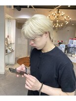 ソワンドブレスセルン 心斎橋(soin de brace cerne)&nbsp;メンズハイトーン/ブロンドカラー/ホワイトブロンド/心斎橋/難波