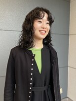 ヘアーアイストゥーレ(HAIR ICI TRE)&nbsp;ミディアムパーマ　カーリーパーマ　癖毛風パーマ