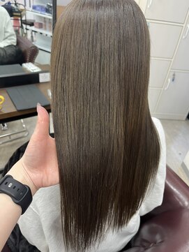 リシャルム 新保店(Re charme) 【赤み抑制】透明感オリーブカラー