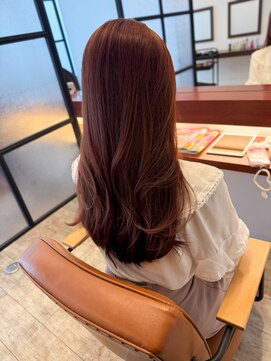 マーリャヘアー(mallia hair) レイヤースタイルレイヤーカットロングレイヤー小顔スタイル