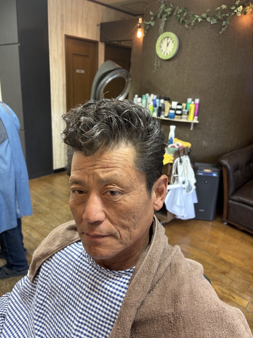 パーマ風アイロンセットリーゼントスタイル！：L271951968｜ヘアー
