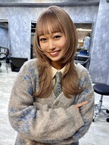 イコ 心斎橋(.ico) ハッシュカット×ミルクティーベージュ
