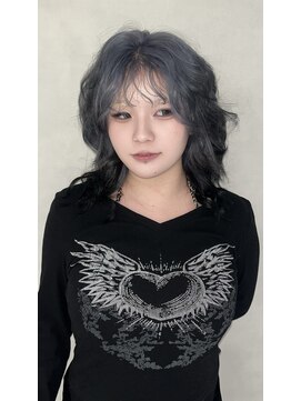 ノイル バイ キートス(neul by kiitos) ルーツカラーice blue×black