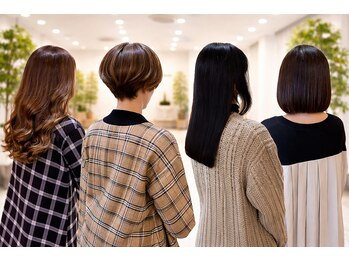 花恋 鴨部店の写真/こまめに通えるリーズナブルな価格と高い満足度♪幅広いお客様から長年支持される【花恋美容室 鴨部店】