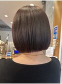 【蔵人】ボブ切りっぱなしボブ暖色カラー